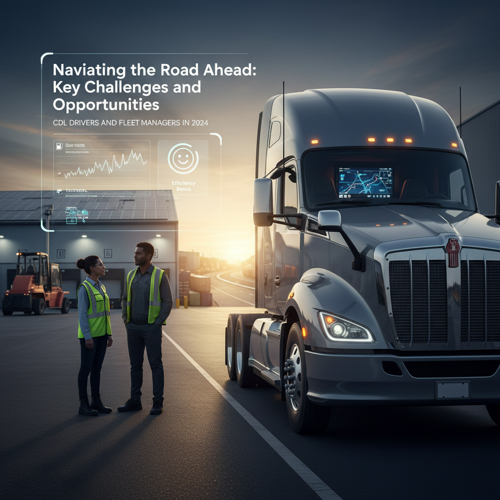 Navigating the Road Ahead: Key Challenges and Opportunities for CDL Drivers and Fleet Managers in 2024