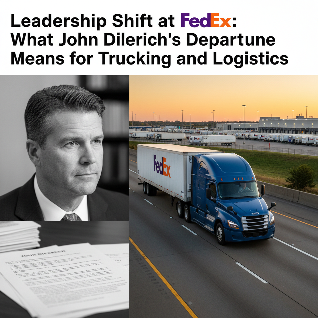 Leadership Shift at FedEx: What John Dietrich's Departure Means for Trucking and Logistics