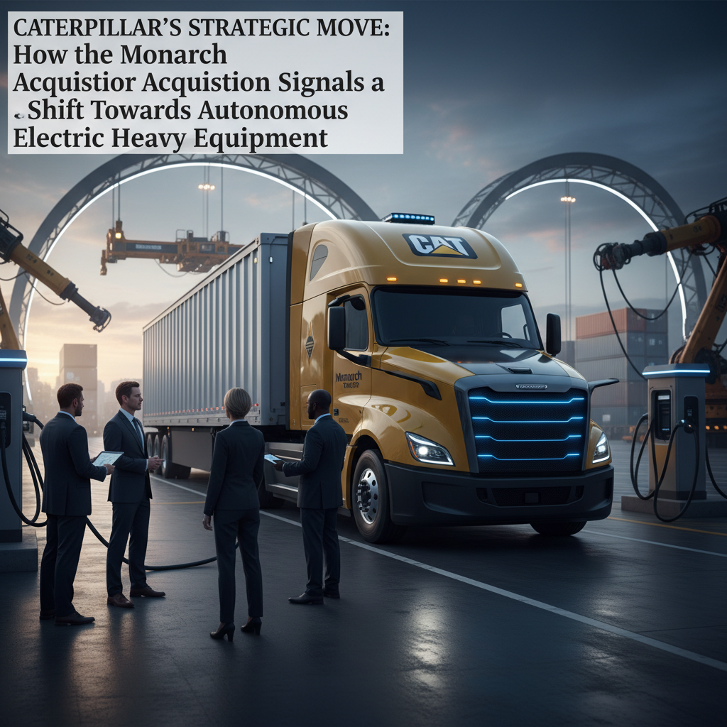Caterpillar's Strategic Move: How the Monarch Tractor Acquisition Signals a Shift Towards Autonomous Electric Heavy Equipment