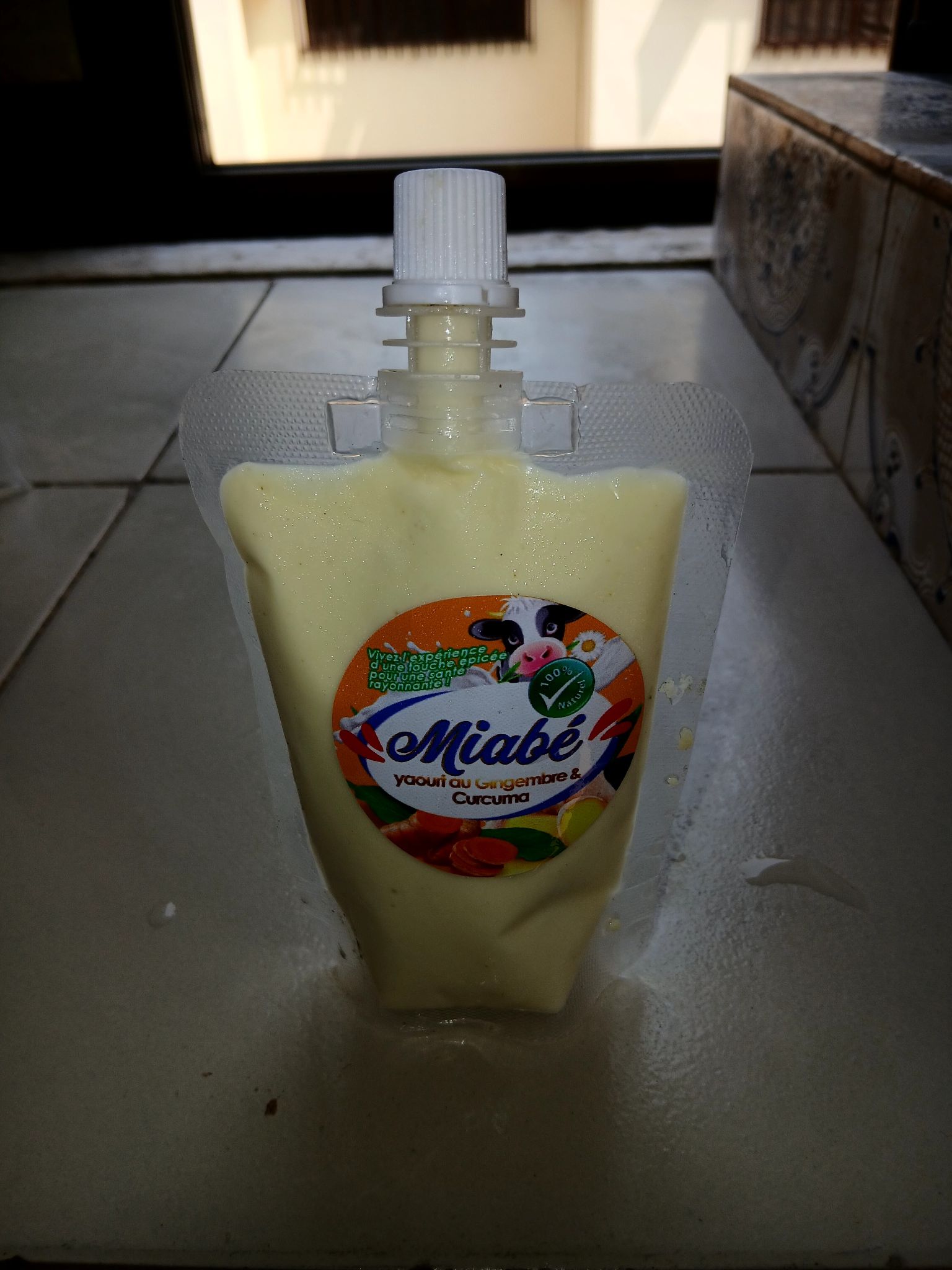 Yaourt au gingembres et curcuma 