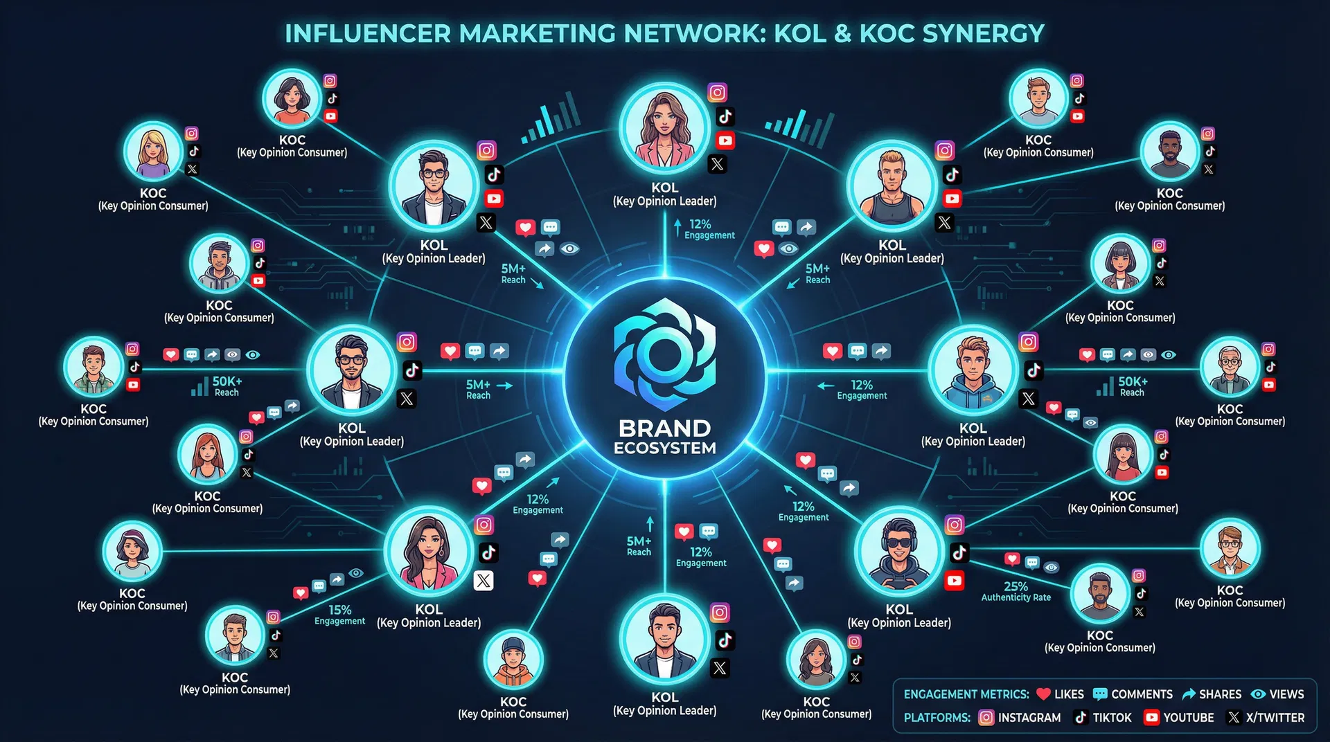 KOL・KOCインフルエンサーネットワーク