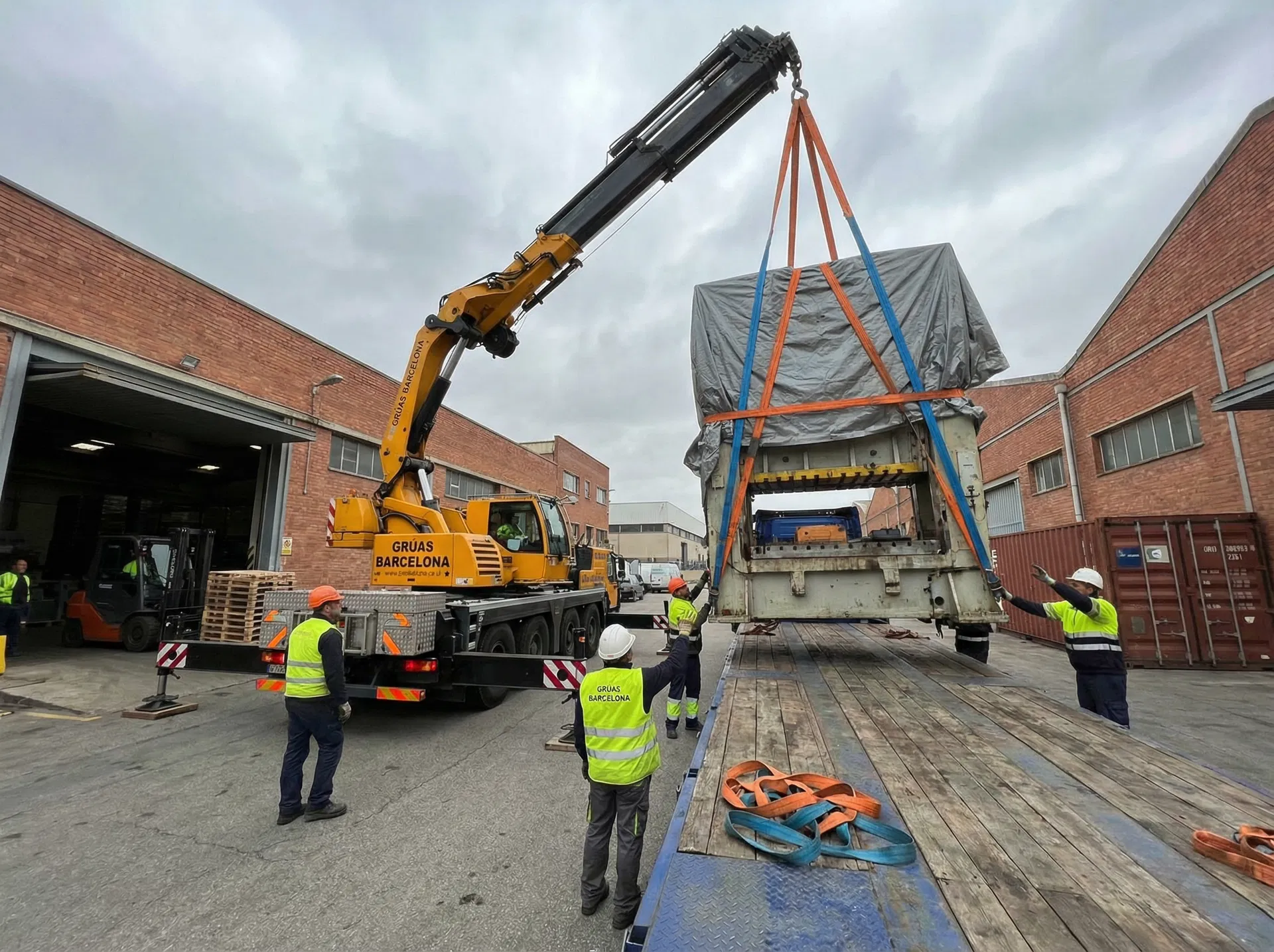 Traslado de Maquinaria Industrial