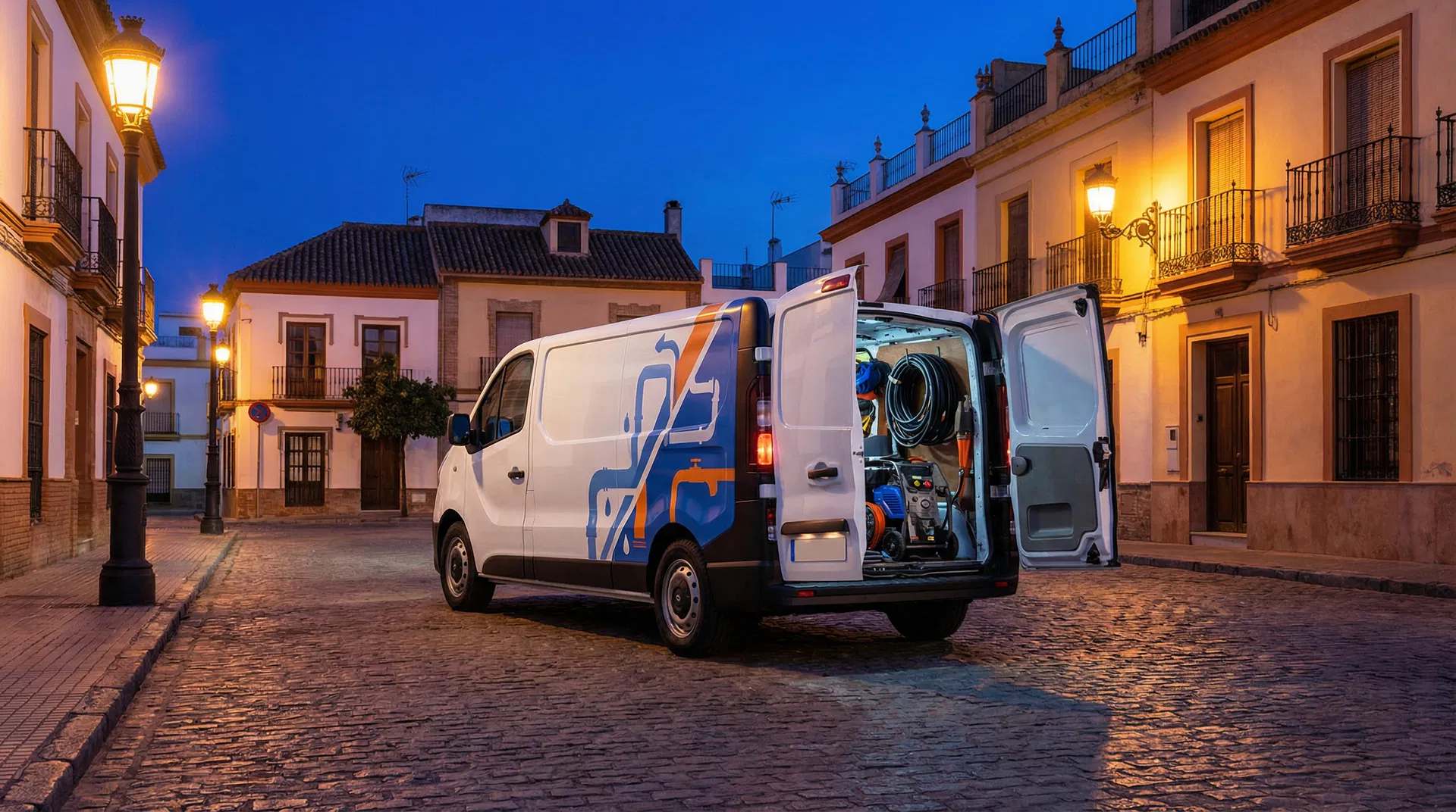 Furgoneta de desatascos profesional en España