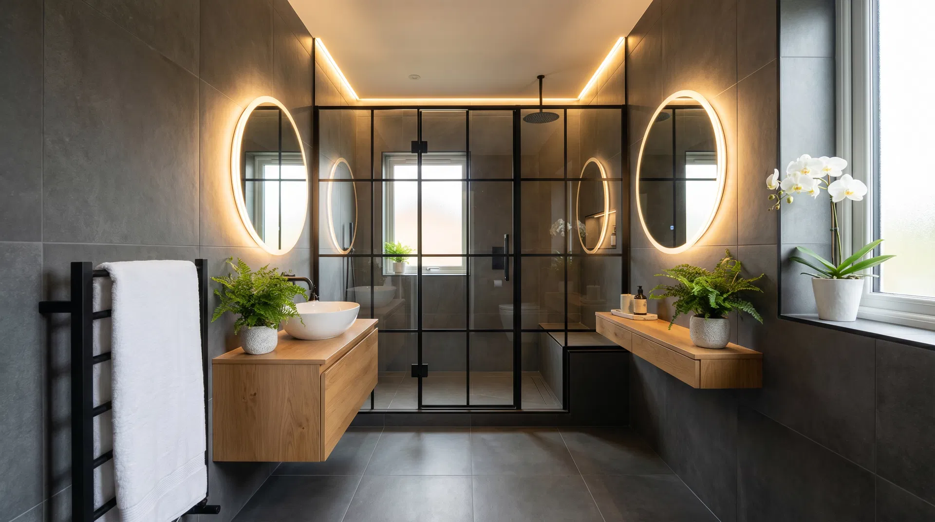 Baño moderno reformado