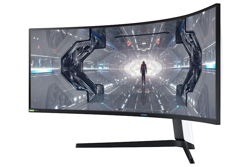 Monitor Gamer Curvo Samsung Odyssey 49" DQHD Série G9 240Hz 1ms LC49G95TSSLXZD - Foto 1