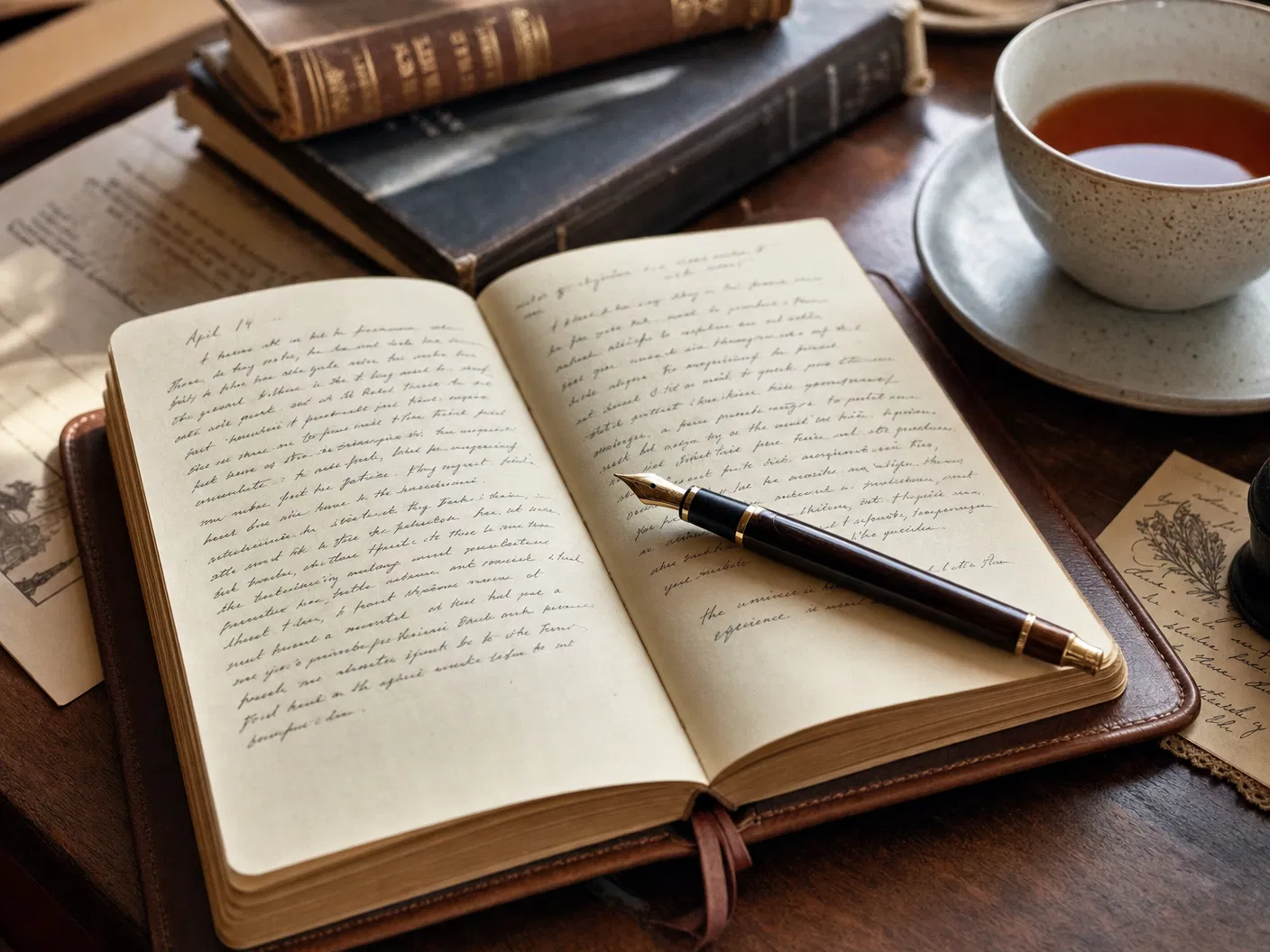 Journal and pen