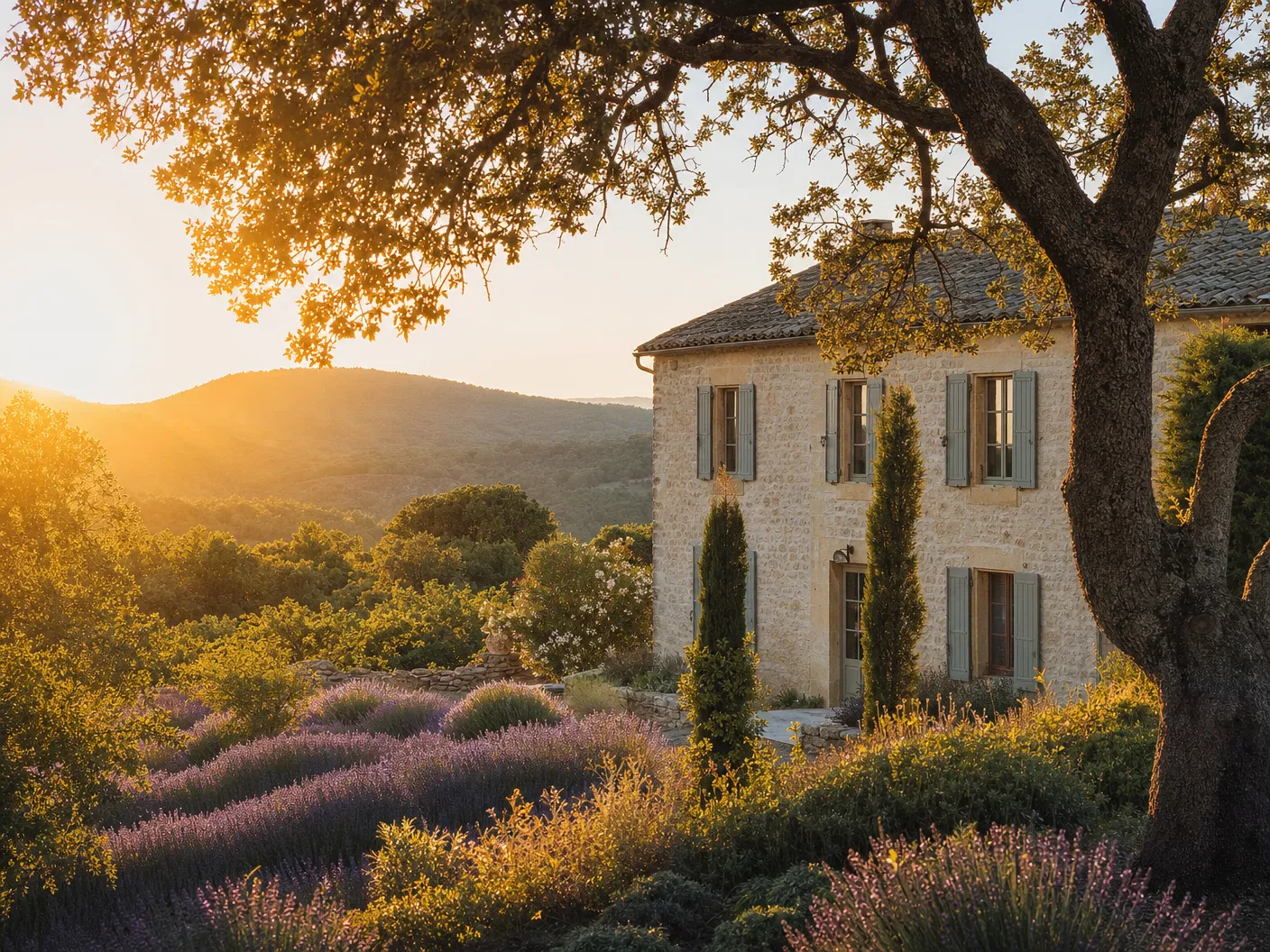 Rural France countryside