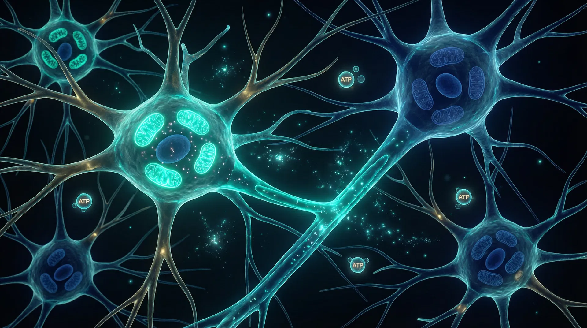Neurons and mitochondria — cellular energy production in the brain