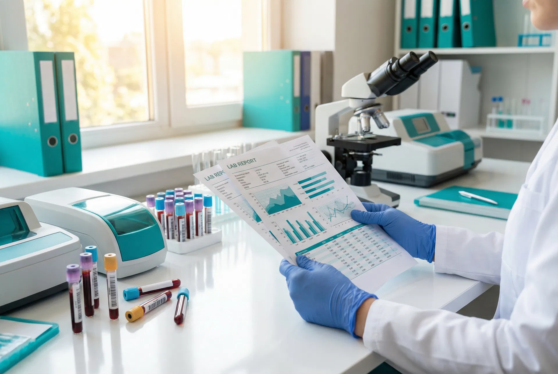 Comprehensive diagnostic lab testing for brain fog assessment