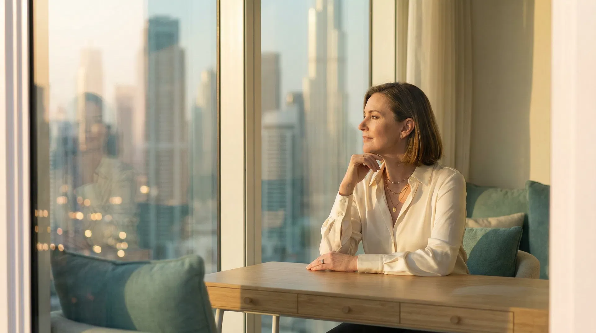 Woman at crossroads of health