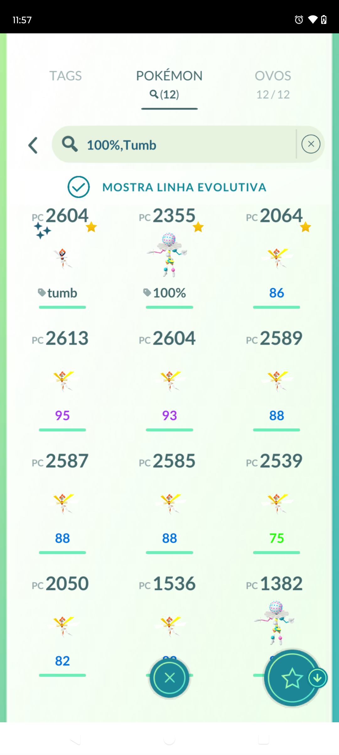 Conta com Kartana Shiny+Masterball+Missão de outra Masterball