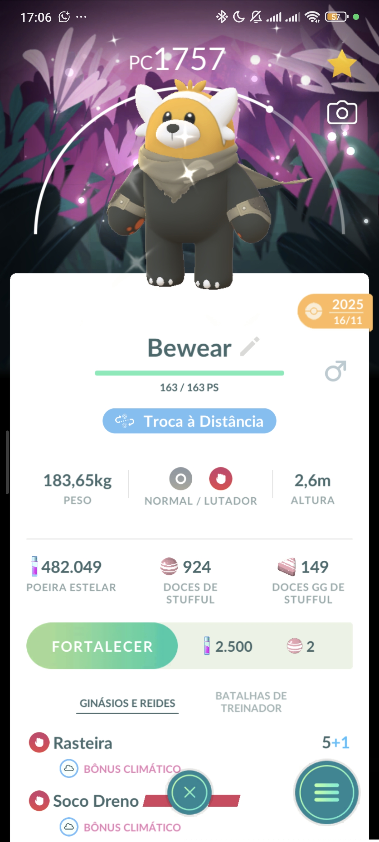 Bewear Traje Herói Selvagem Brilhante com Fundo Área Selvagem 2025