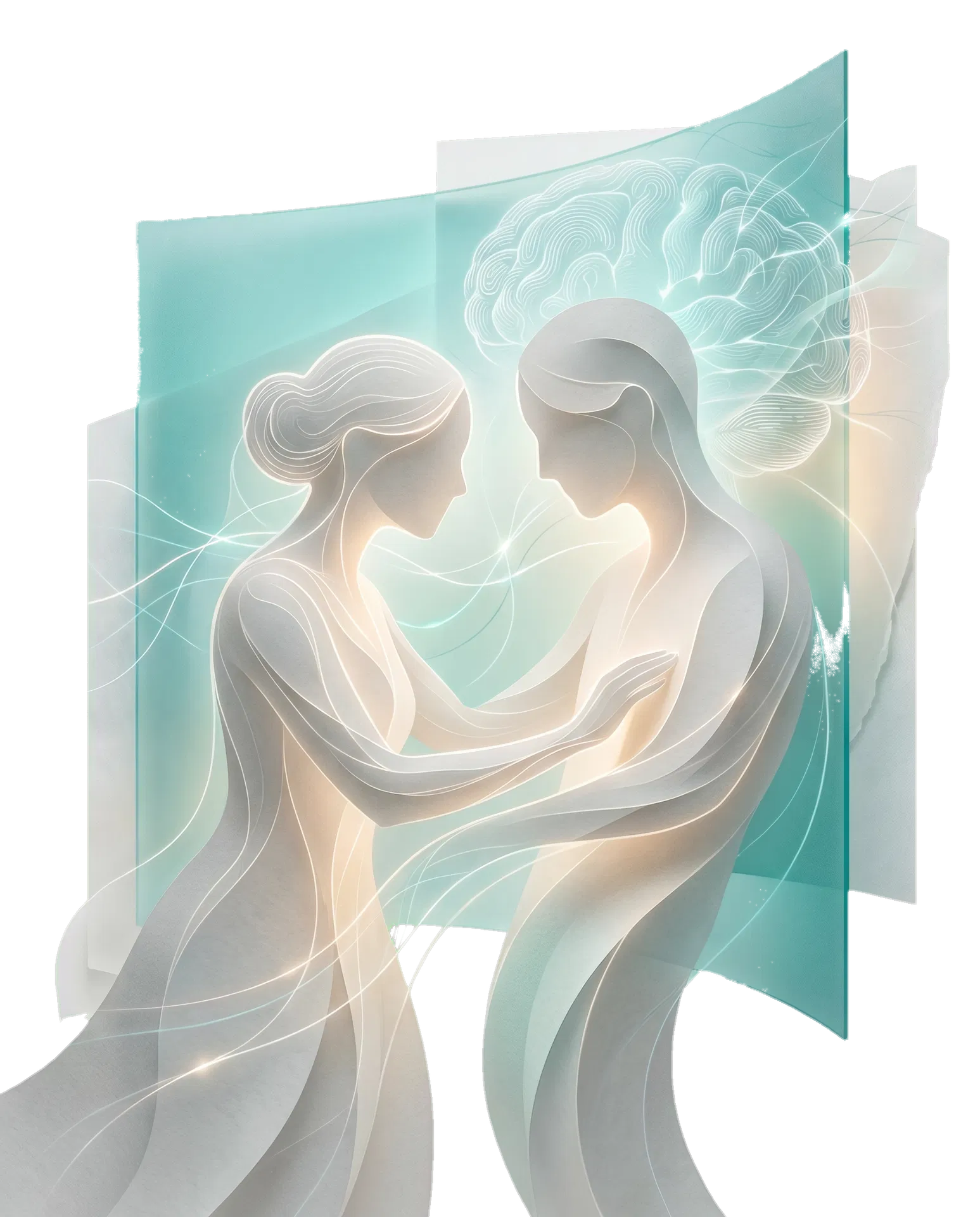 Representación visual de acompañamiento clínico