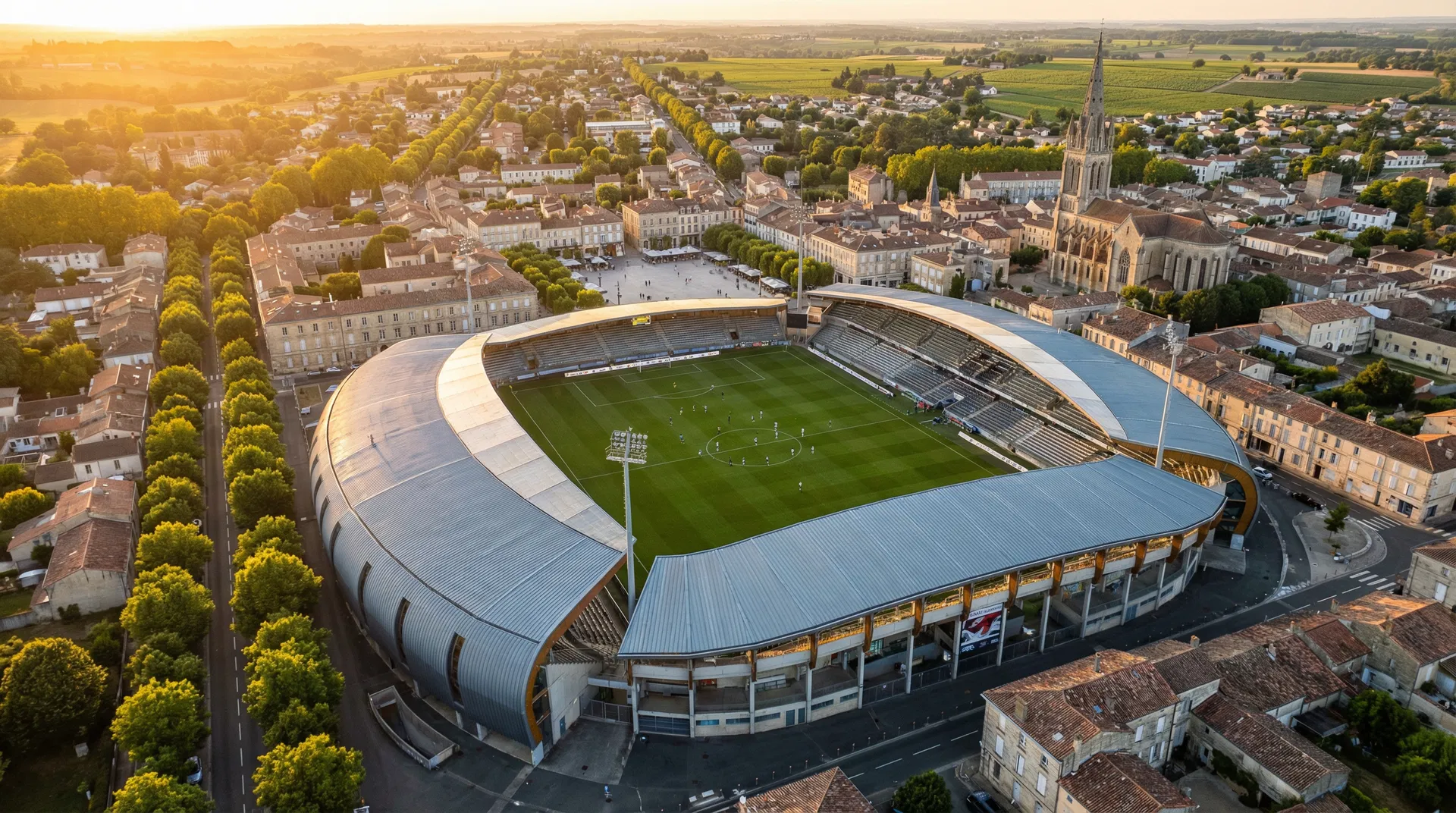 French football stadium