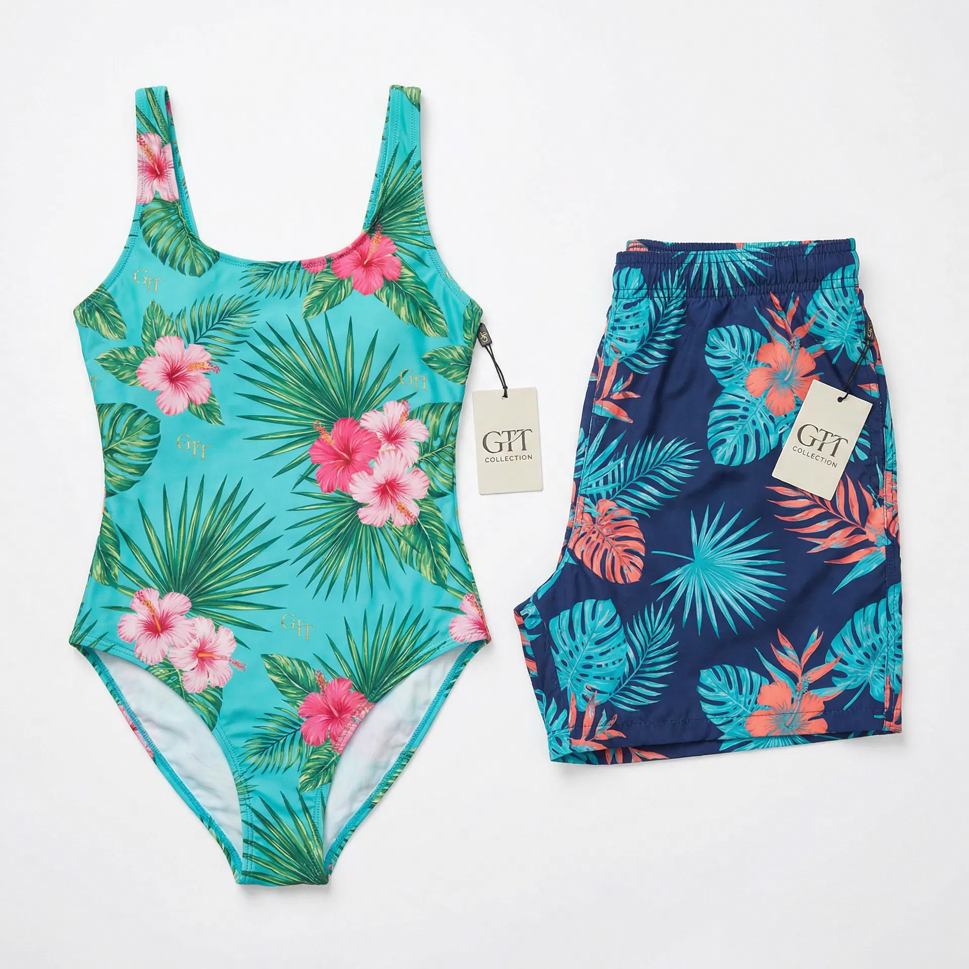 Caribbean Print Swimsuit Collection