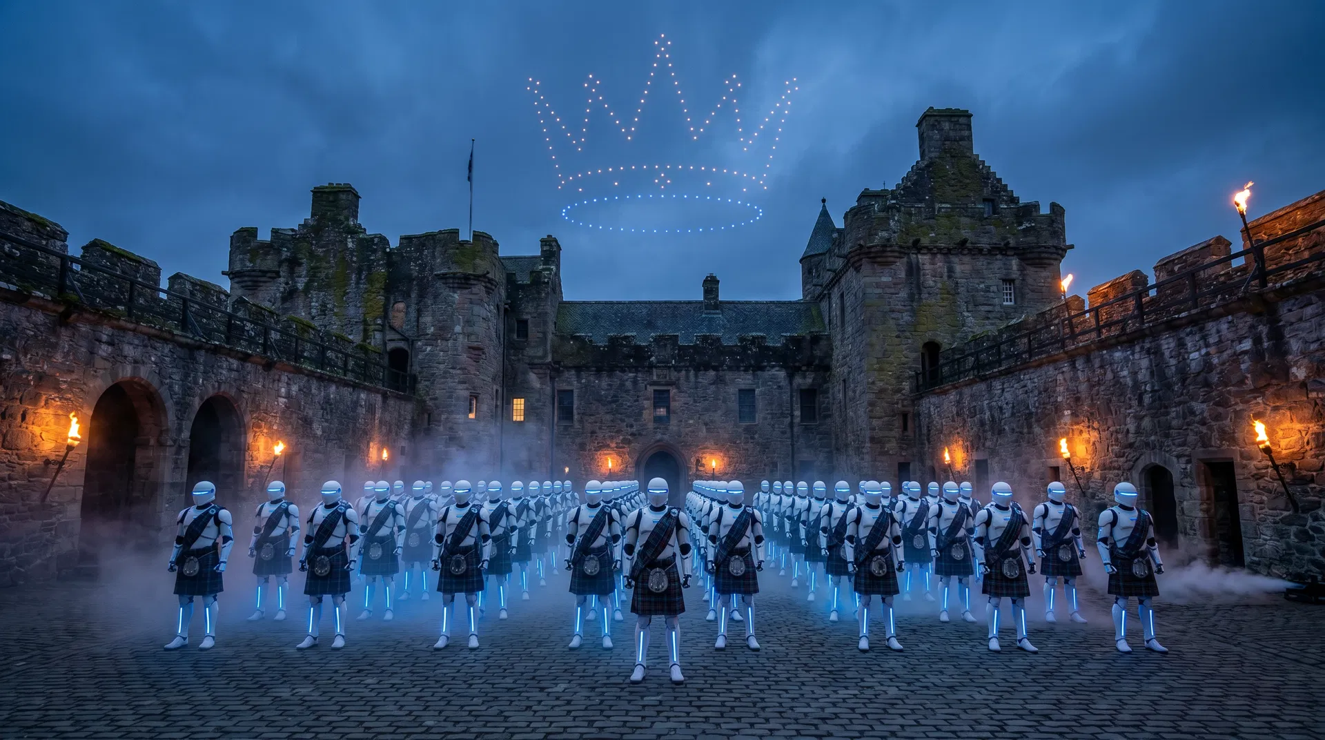 Robots of the Realm at the Scottish Castle