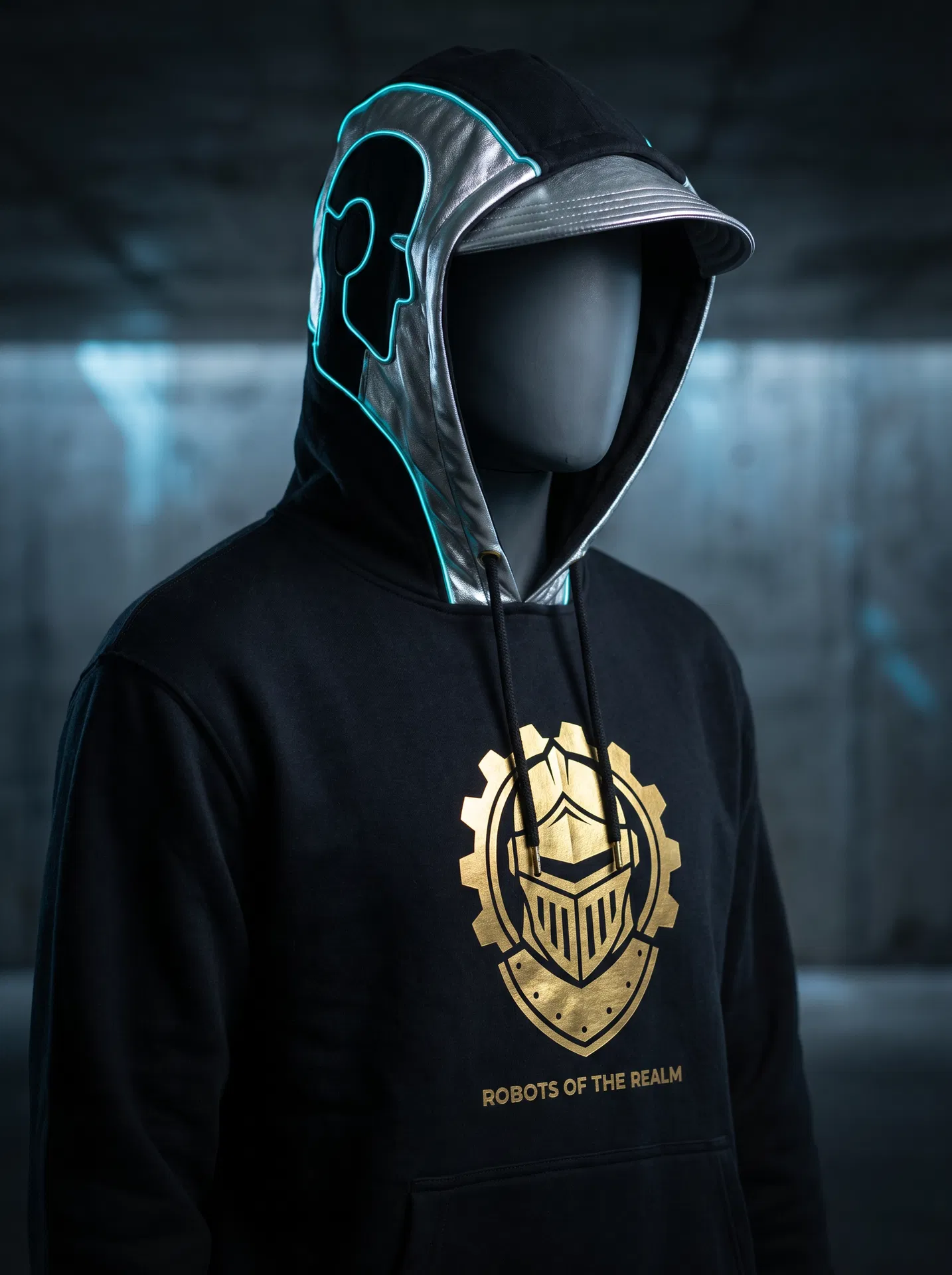 Robot Head Hoodie