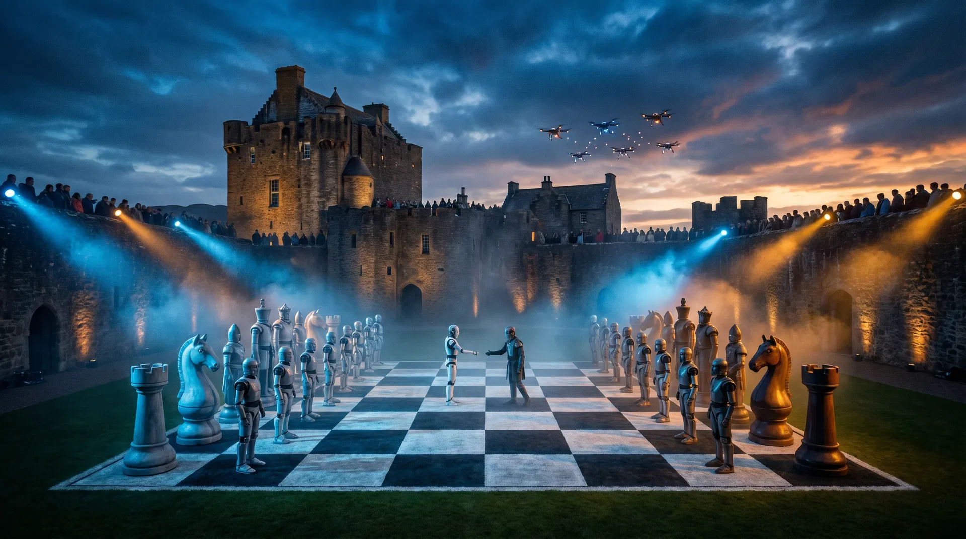 Live chess battle event