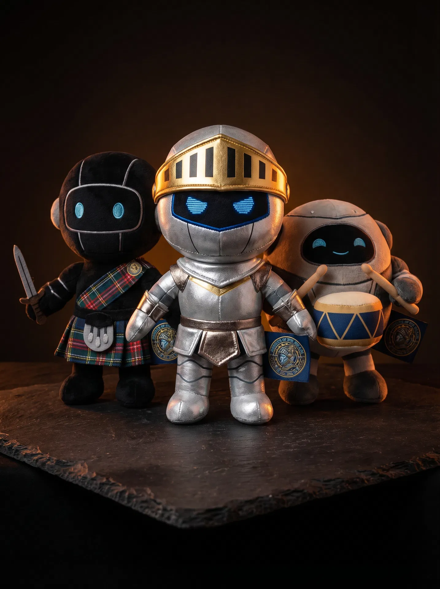 Robot Knight Plushie Collection