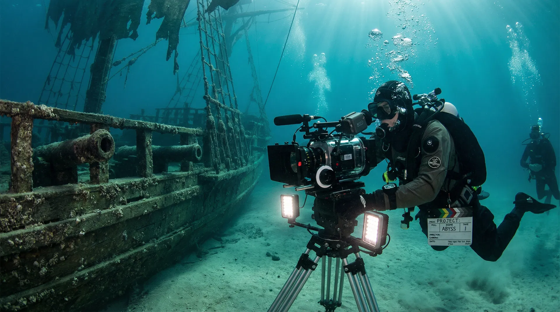 Underwater film production