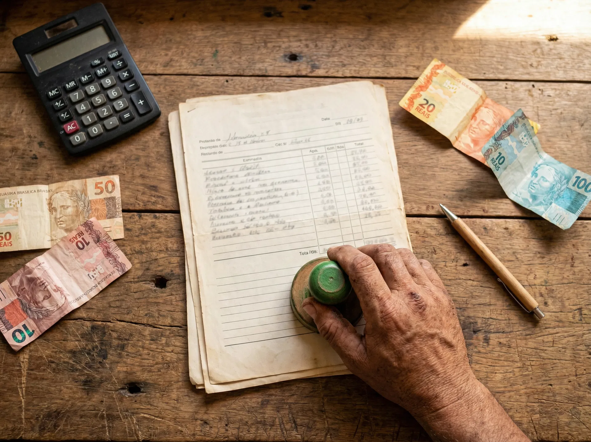 Documentos de aprovação de crédito rural