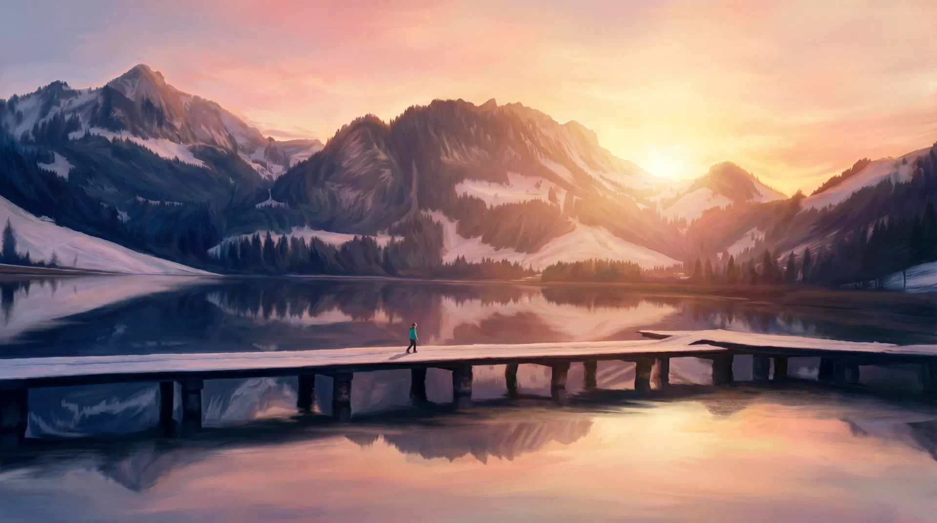 Promenade d'Hiver au Schwarzsee