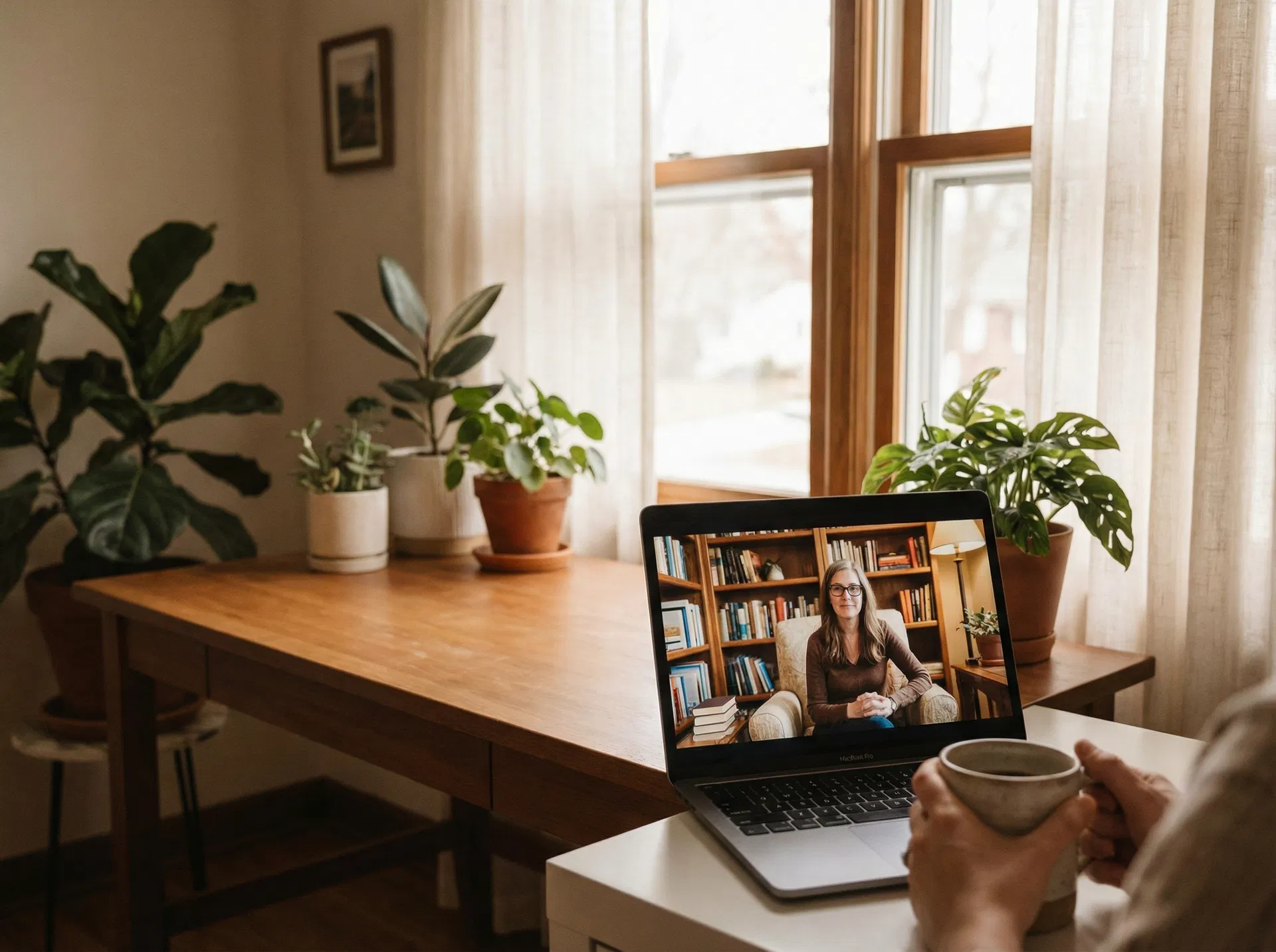 Virtual therapy session