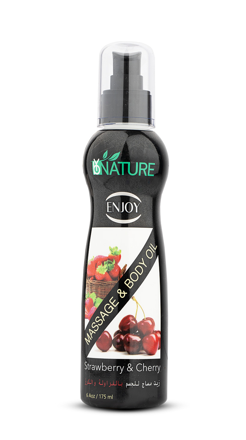Enjoy Strawberry & Cherry Massage Oil 175 ml