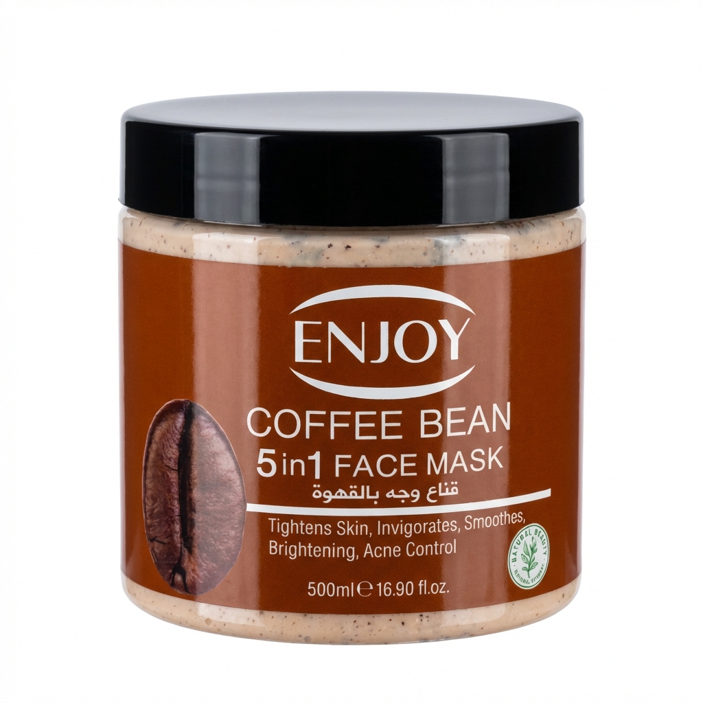 Enjoy Face & Body 5 In 1 Whitening Mask Coffee Bean 500 ml