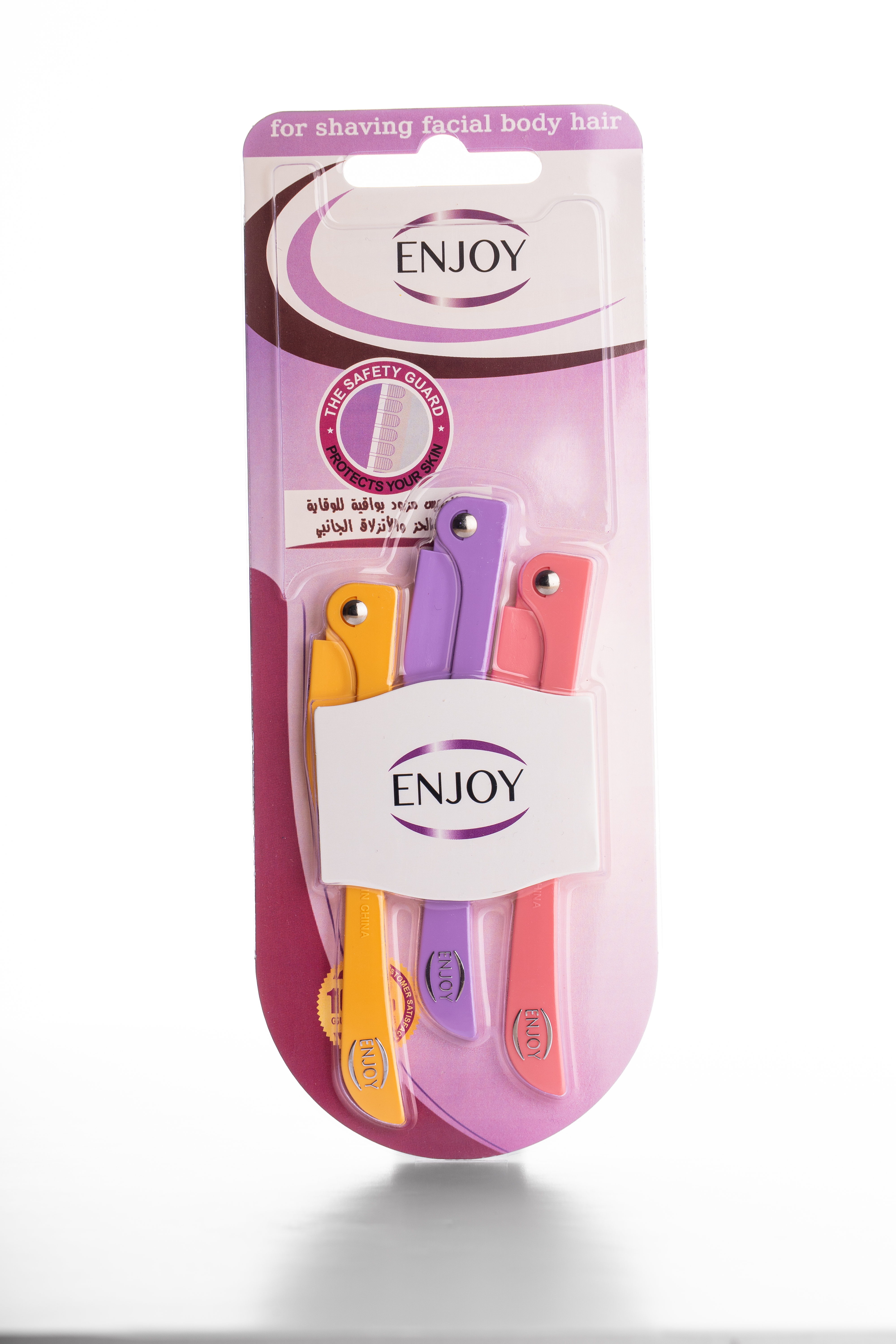 Enjoy Razor For Shaving Facial Body Hair 3 pcs