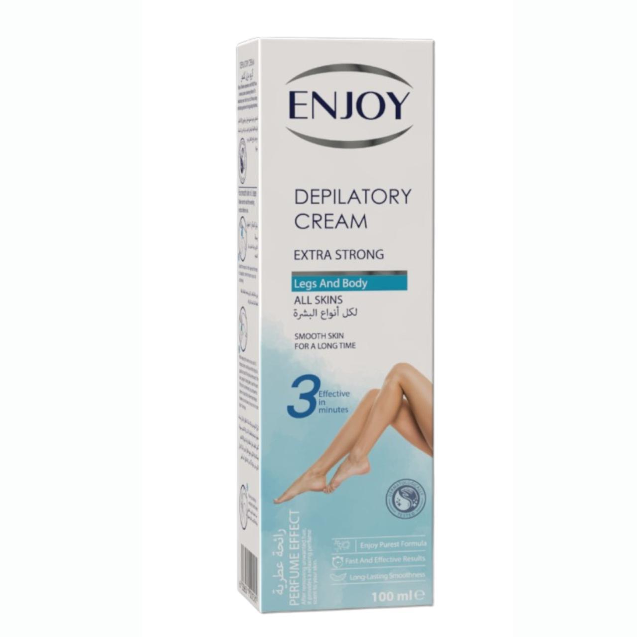 Enjoy Depilatory Cream For Legs & Body All Skin Types 100 ml