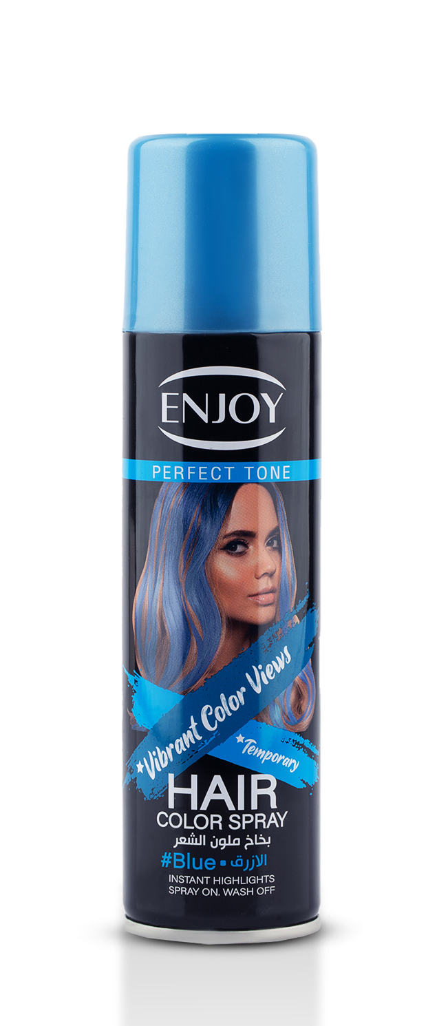 Enjoy Perfect Tone Hair Color Spray Blue 150 ml