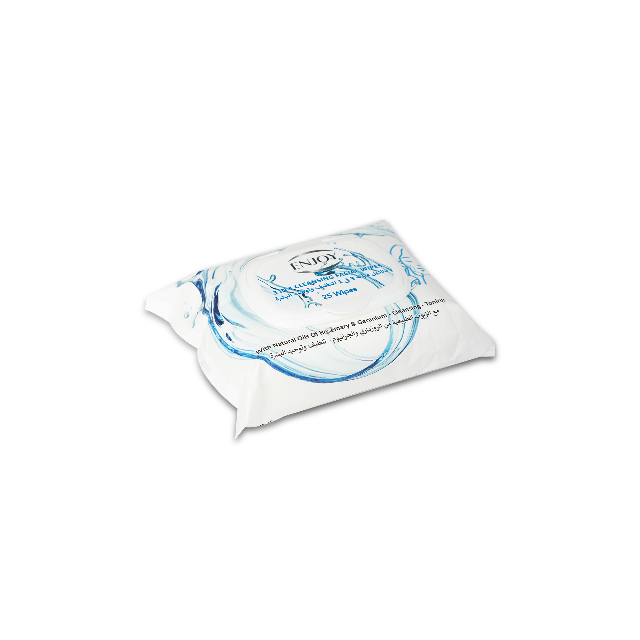 ENJOY 3-in-1 Cleansing Facial Wipes 25s