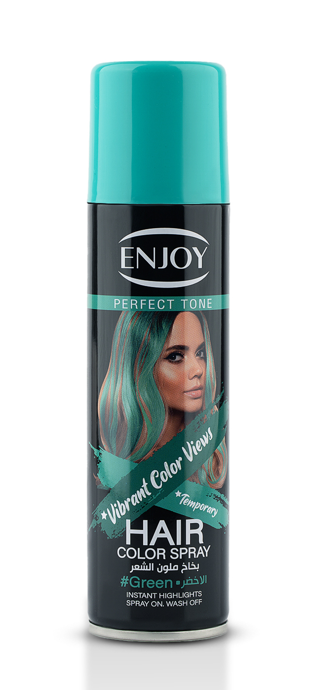 Enjoy Perfect Tone Hair Color Spray Green 150 ml
