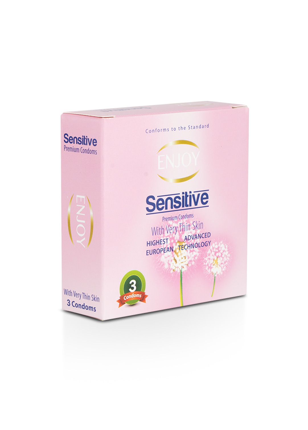Enjoy Sensitive Premium Condoms 3 pcs