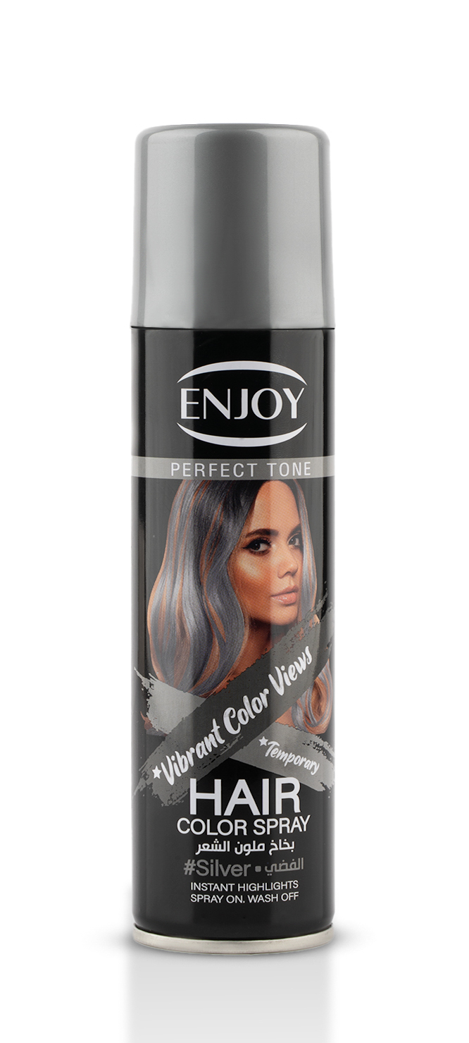 Enjoy Perfect Tone Hair Color Spray Silver 150 ml