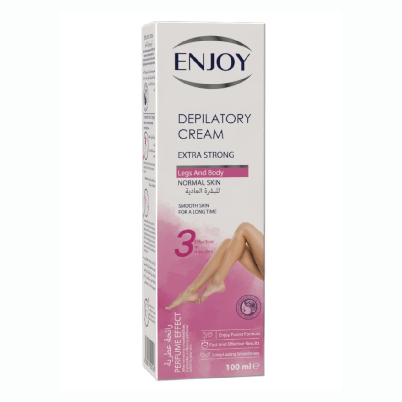 Enjoy Depilatory Cream For Legs & Body Normal Skin 100 ml