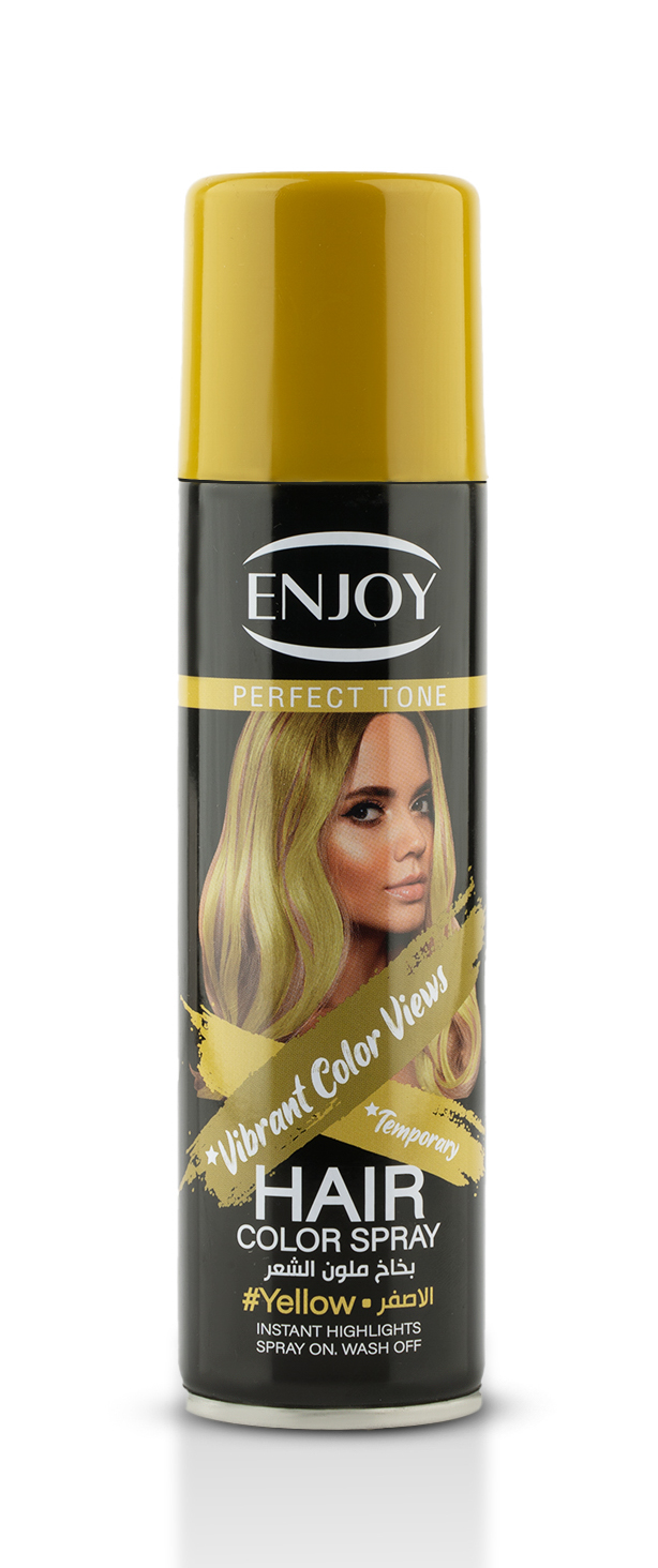 Enjoy Perfect Tone Hair Color Spray Yellow 150 ml