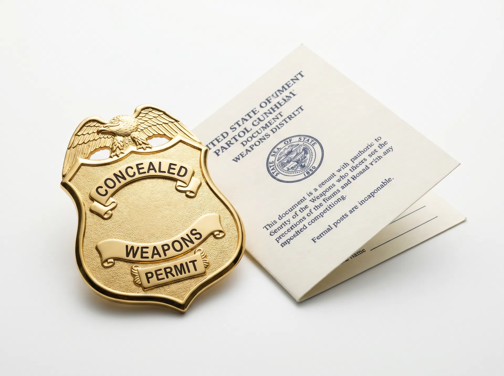 Concealed Weapons Permit Badge