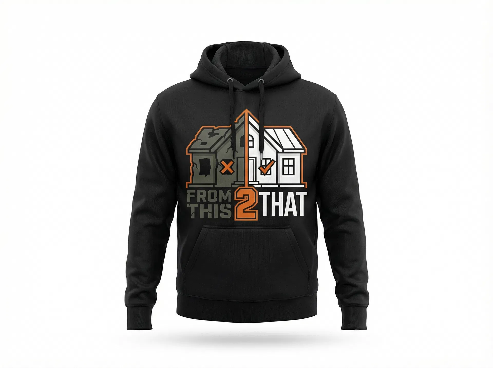 FT2T Badge Hoodie — Black