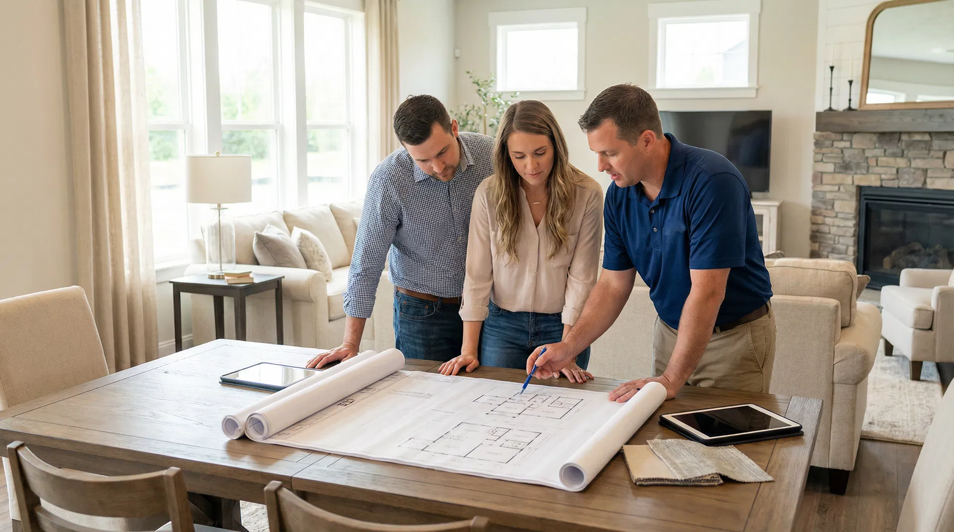 Reviewing floor plans and structural options with your builder's sales team is one of the most important meetings in the process.