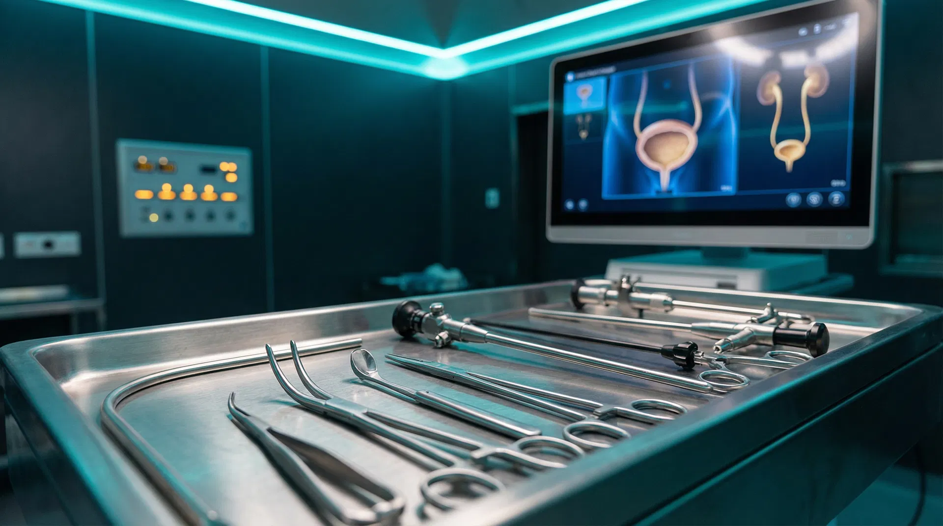State-of-the-art urology equipment and minimally invasive surgical technology at Hong Kong clinic