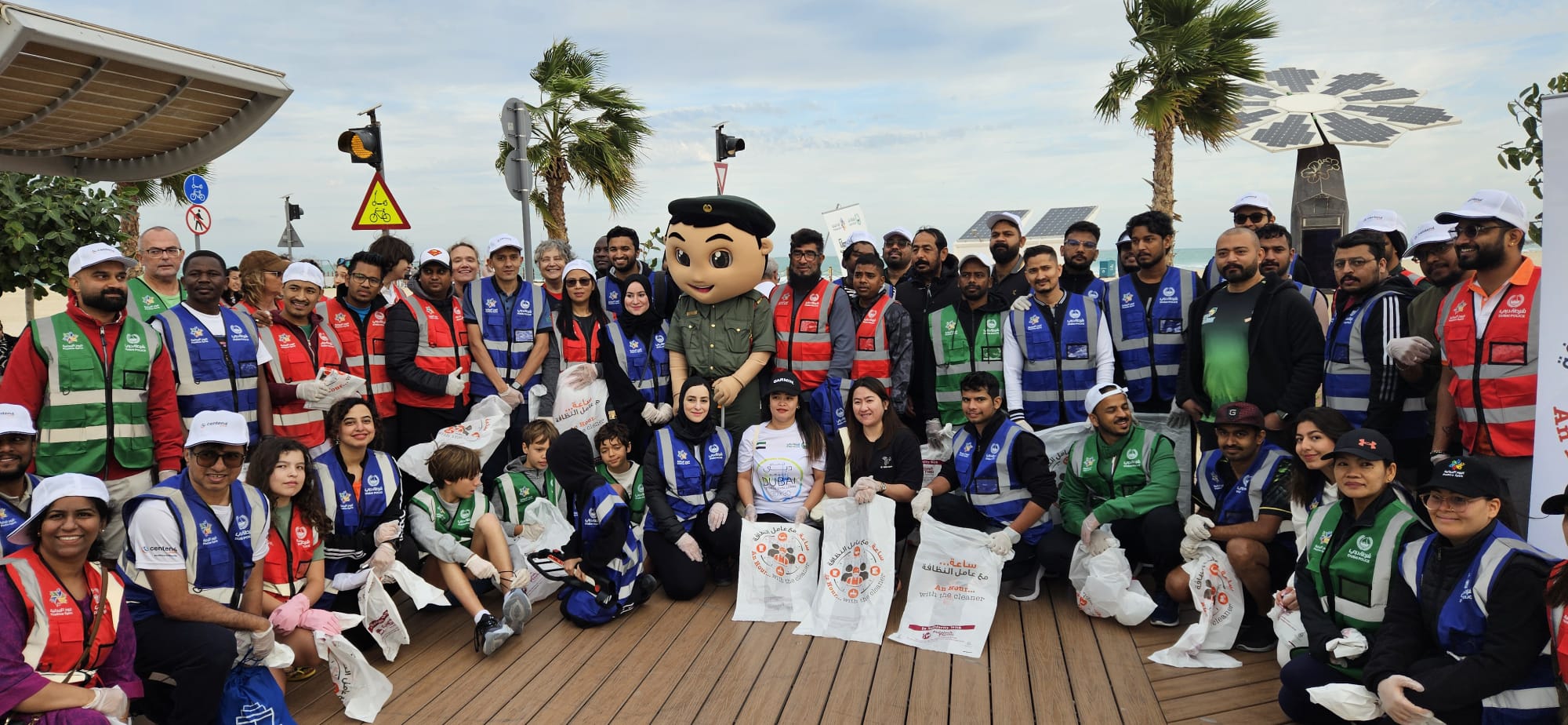 Clean Up Beach with Dubai Police