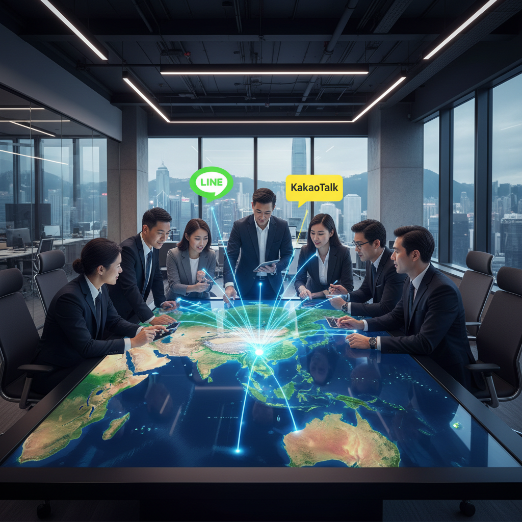 2026 年香港品牌出海新戰略：LINE & KakaoTalk 搶佔東南亞與韓國市場