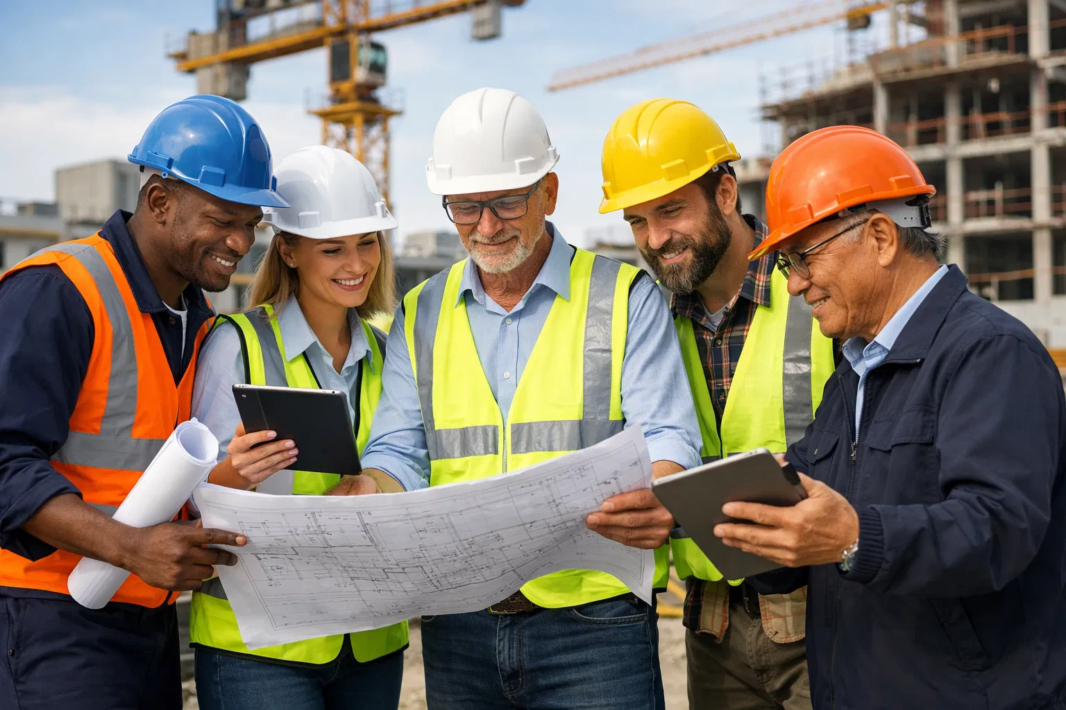 Equipe da Engenhar – profissionais especializados em construção civil no Vale dos Sinos