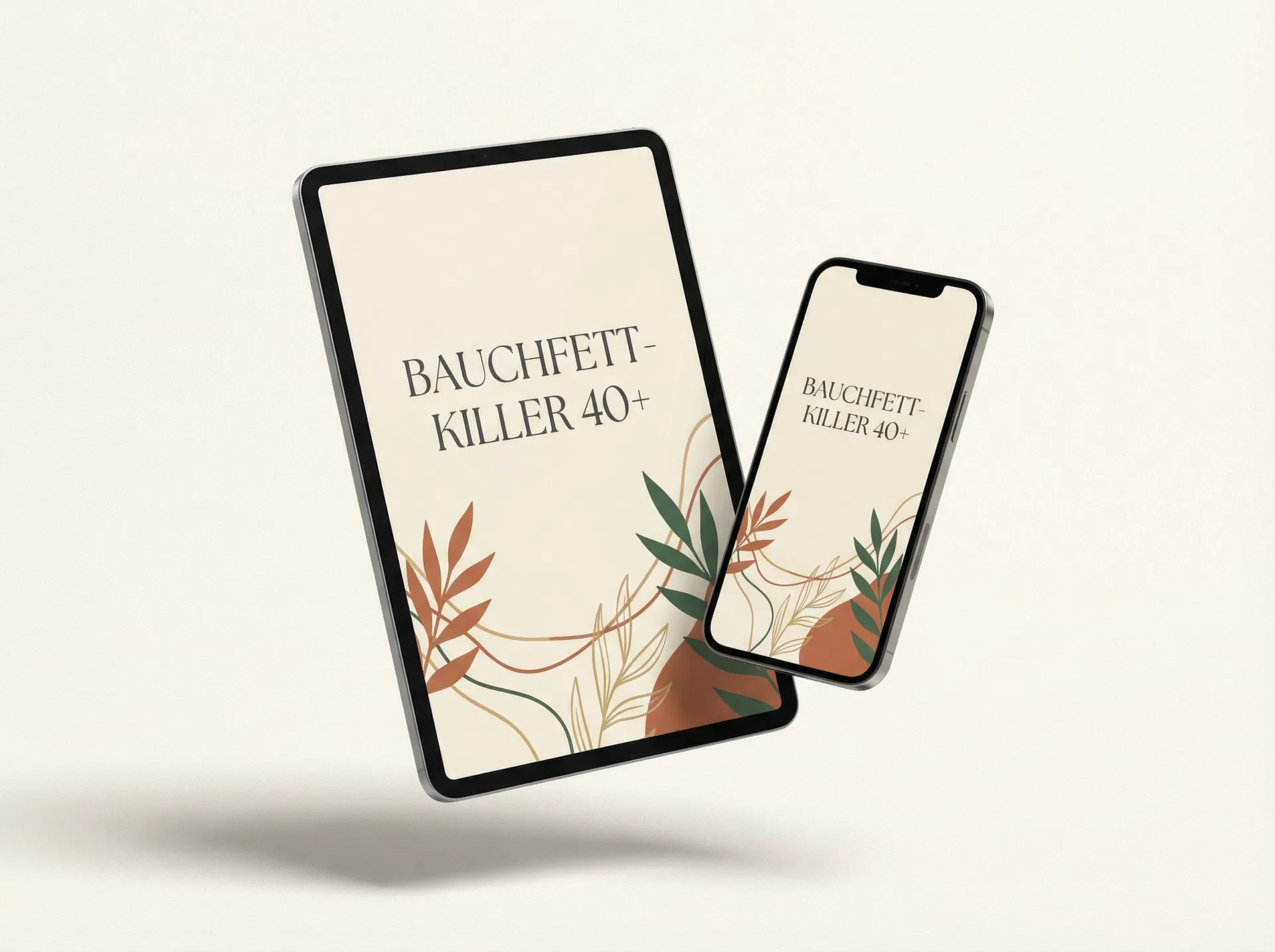 Bauchfett-Killer 40+ Starter-Guide auf Tablet und Smartphone