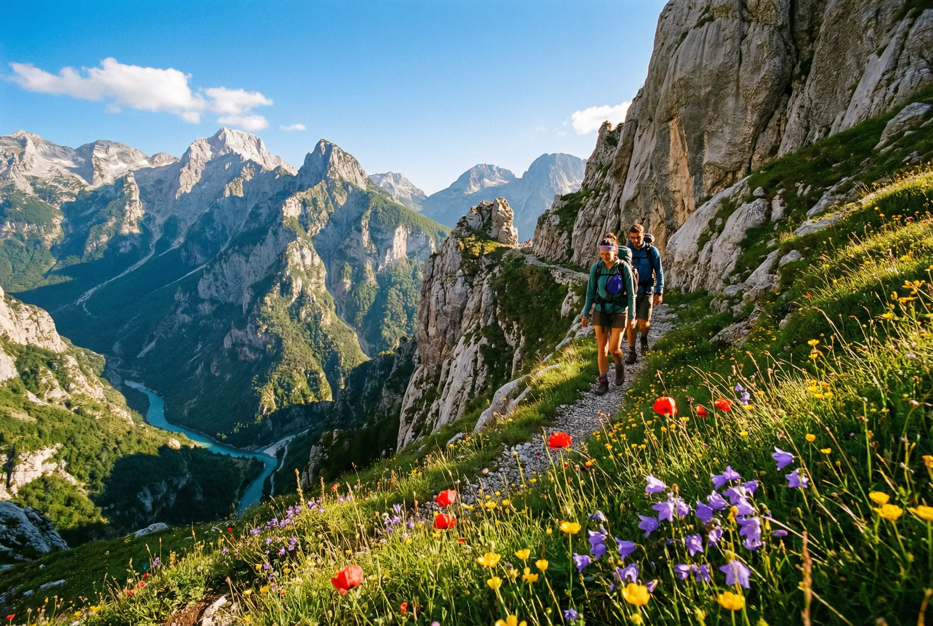 Hiking in Albanian Alps