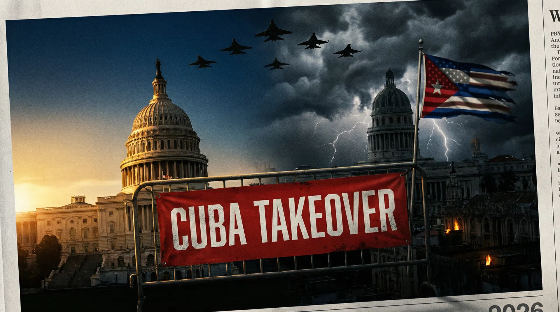 Trump Cuba Takeover: 85% Likelihood by April 30, 2026 :  National Security Makes It Inevitable