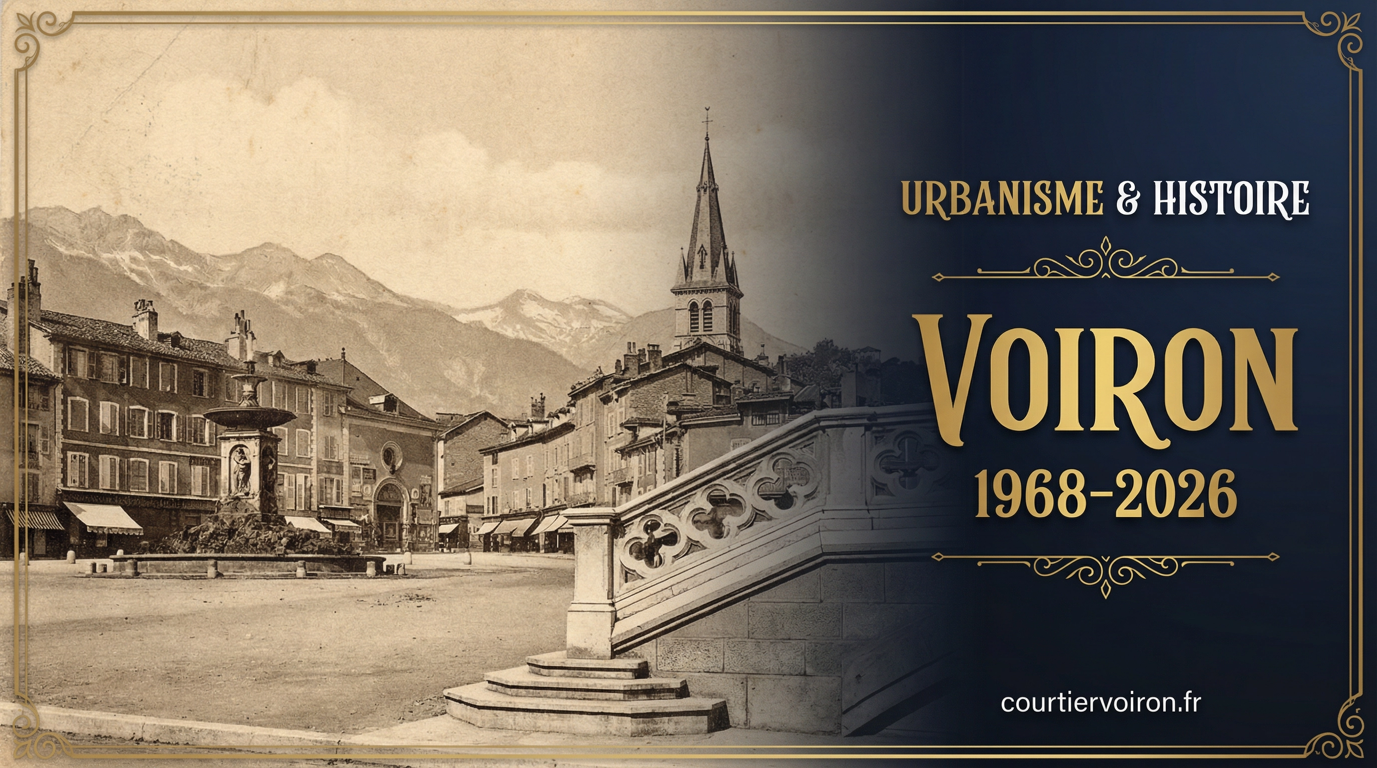 Urbanisme & Histoire de Voiron — 1968-2026