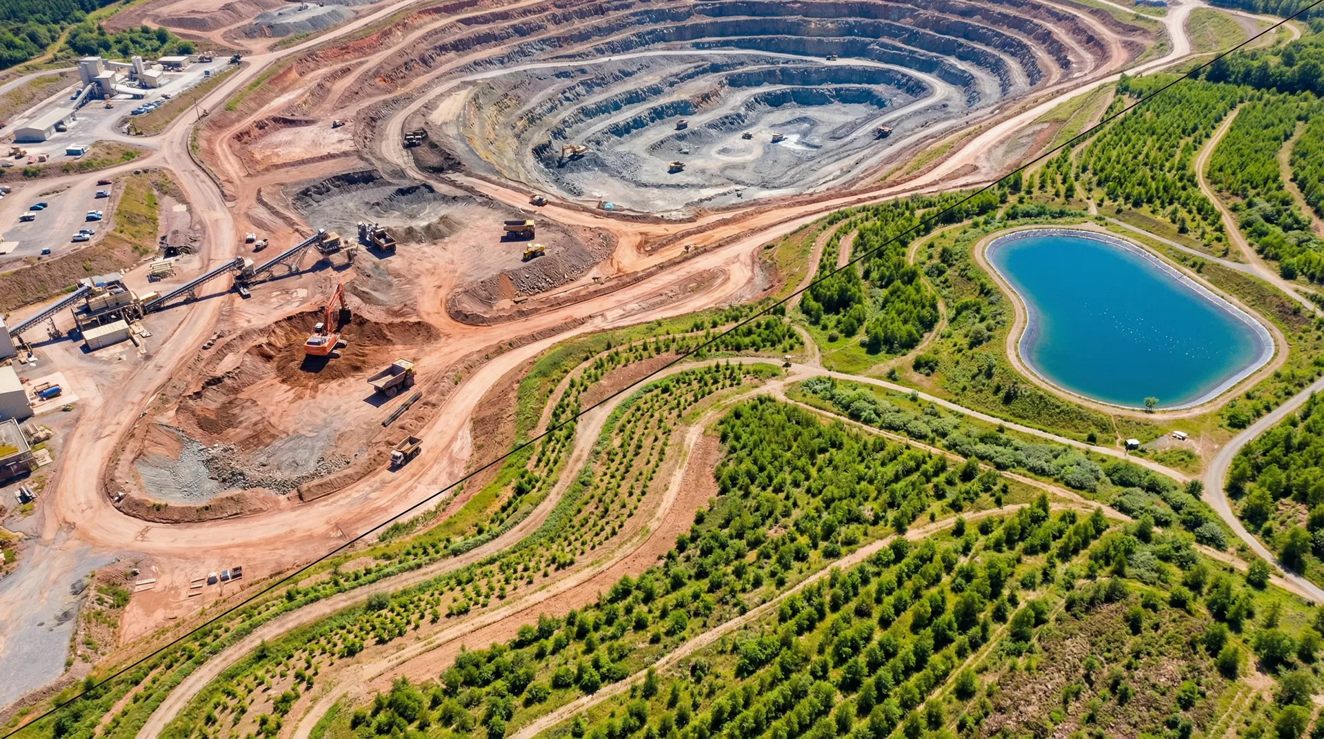 Minería sostenible y rehabilitación ambiental